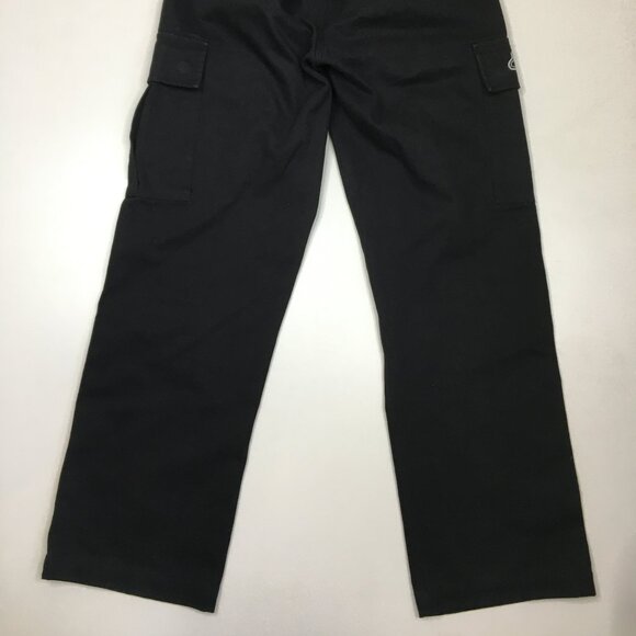 OBEY Black White Logo Embroidery Flap Cargo Pockets Pant Jeans - Picture 14 of 14